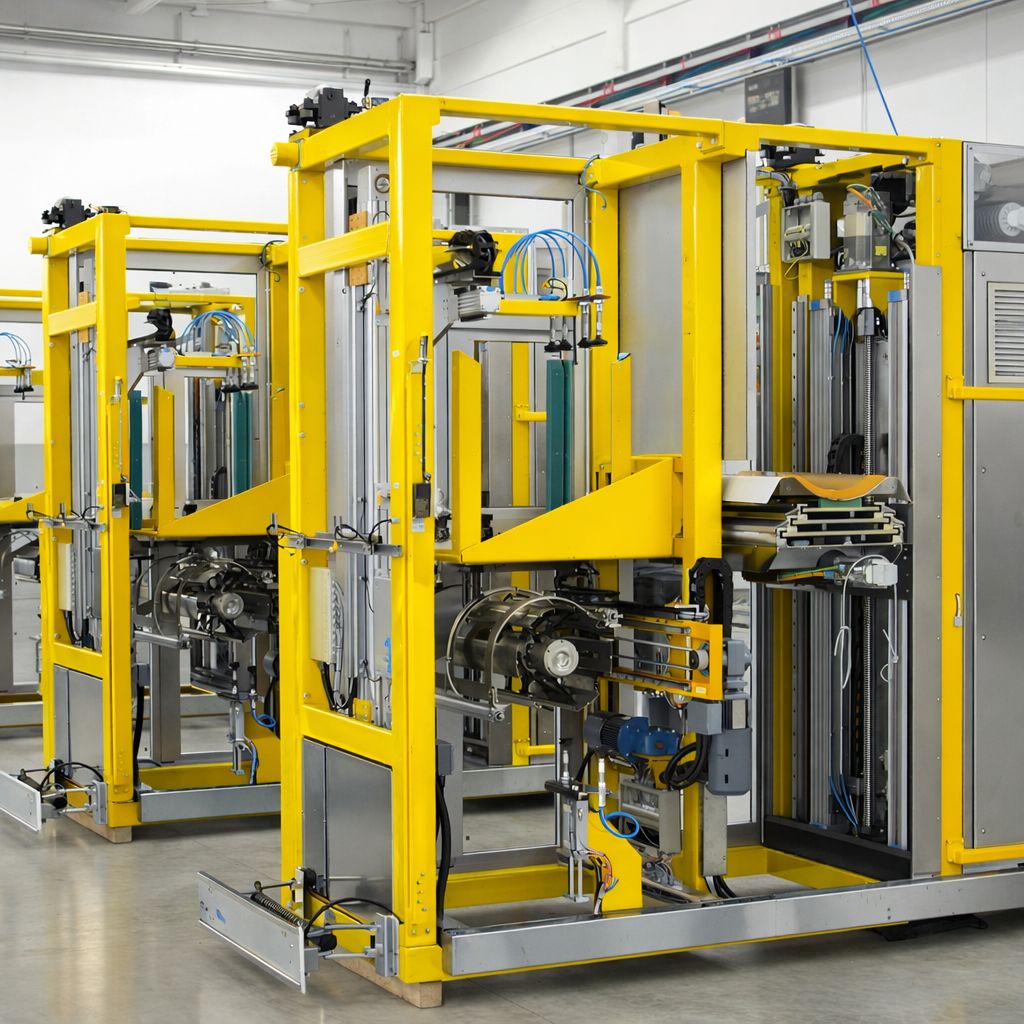 Technical automation layout for fiberglass process support